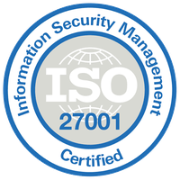 ISO/IEC 27001:2013 information security certified