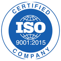 ISO 9001:2015 certified company