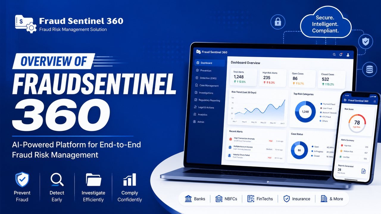 Overview of FraudSentinel360 - AI-Powered Platform for End-to-End Fraud Risk Management